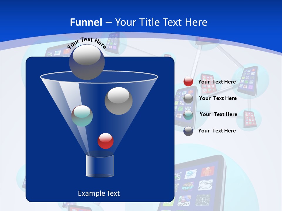 Text Telephones New PowerPoint Template