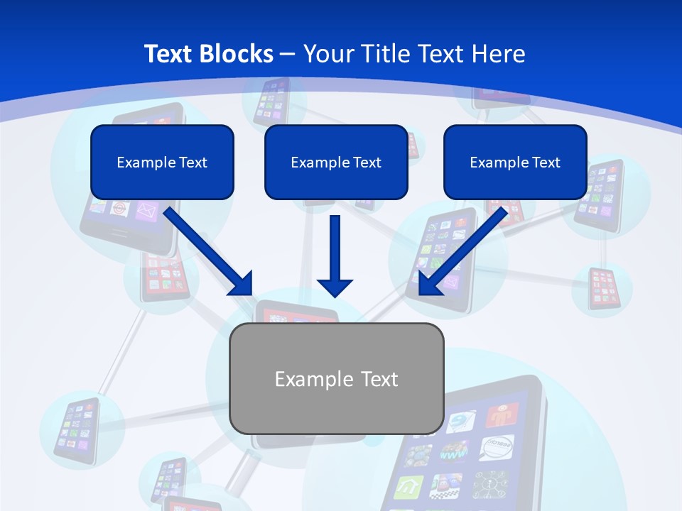 Text Telephones New PowerPoint Template