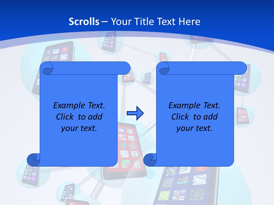 Text Telephones New PowerPoint Template