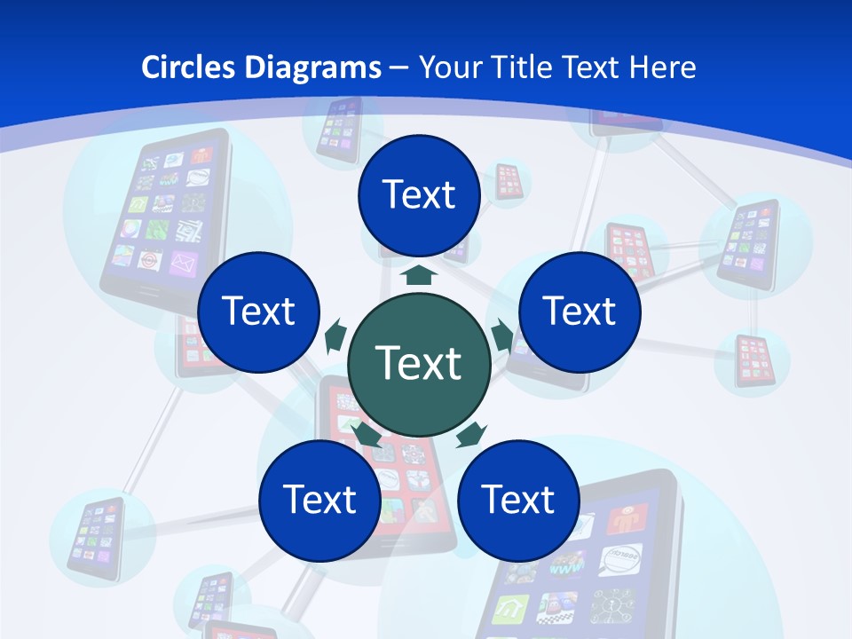 Text Telephones New PowerPoint Template