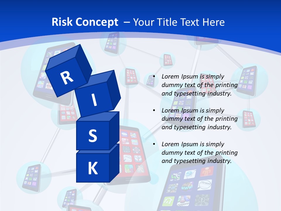 Text Telephones New PowerPoint Template