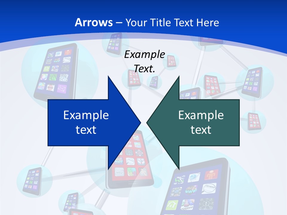 Text Telephones New PowerPoint Template