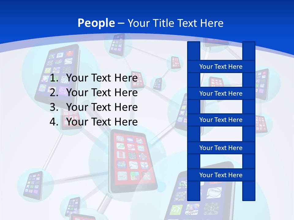 Text Telephones New PowerPoint Template