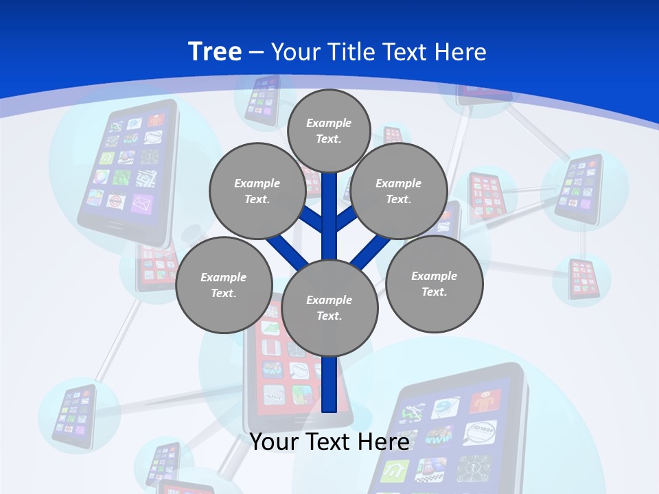 Text Telephones New PowerPoint Template