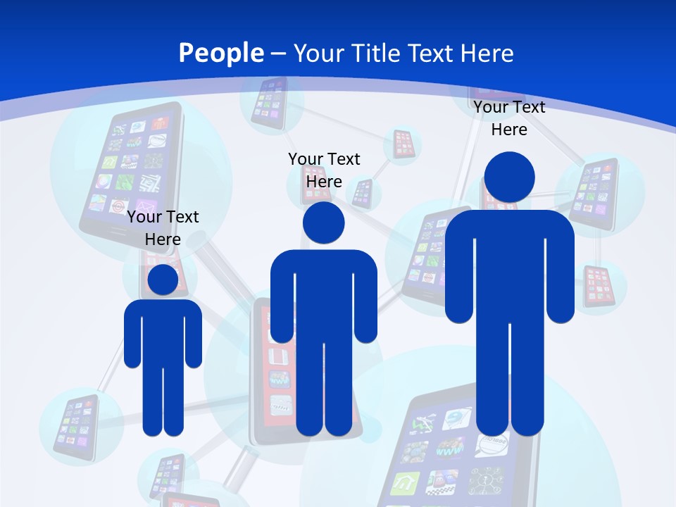 Text Telephones New PowerPoint Template