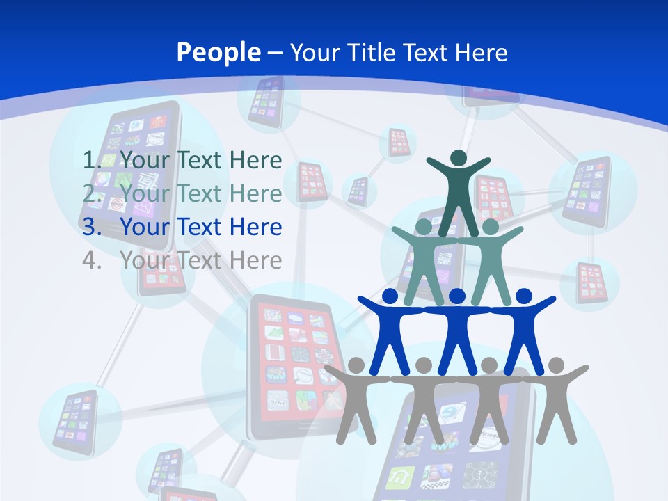 Text Telephones New PowerPoint Template