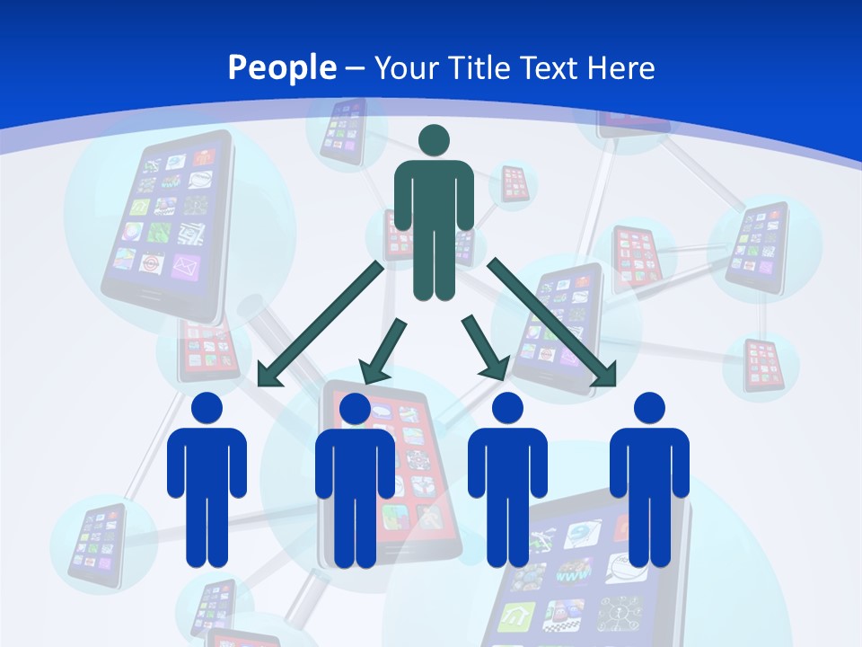 Text Telephones New PowerPoint Template