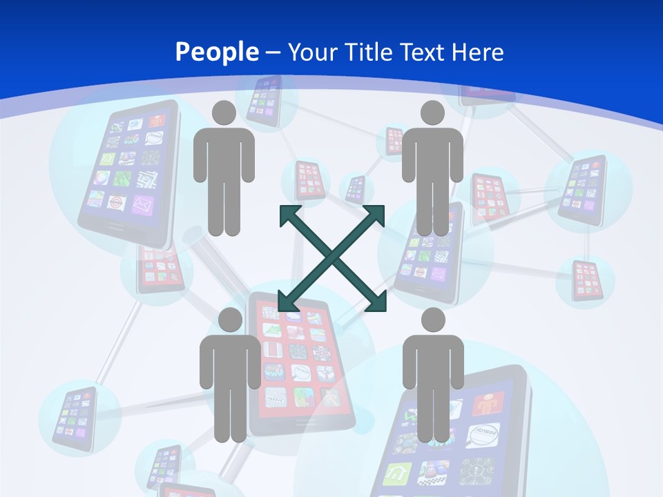 Text Telephones New PowerPoint Template