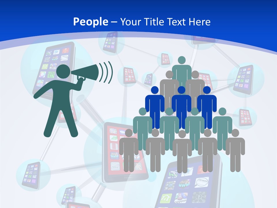 Text Telephones New PowerPoint Template