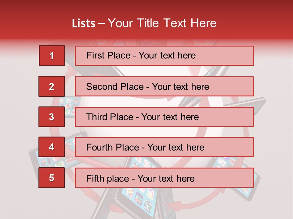Download Smart Phone Merchandise PowerPoint Template