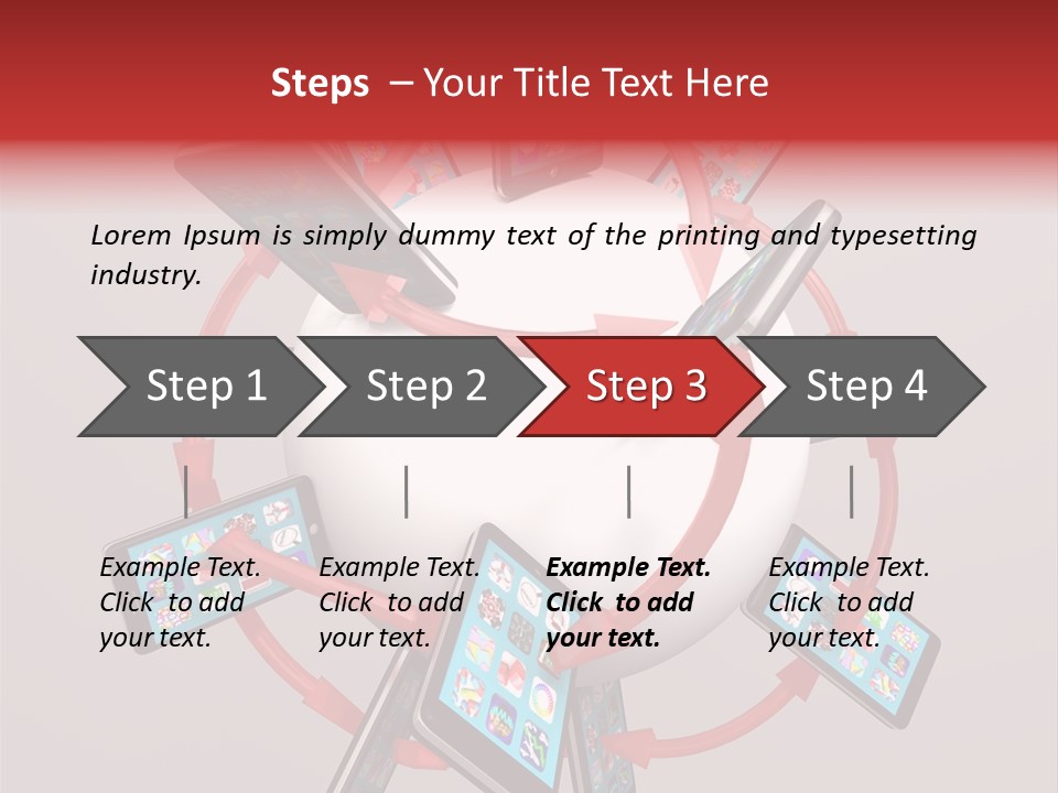 Download Smart Phone Merchandise PowerPoint Template