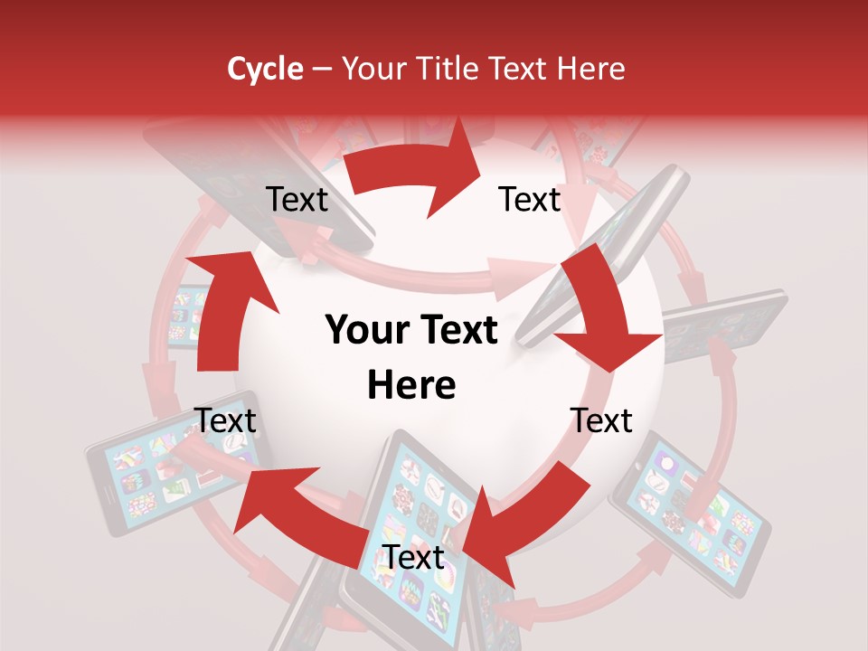 Download Smart Phone Merchandise PowerPoint Template