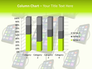 Smartphone Touch Screen Phone PowerPoint Template