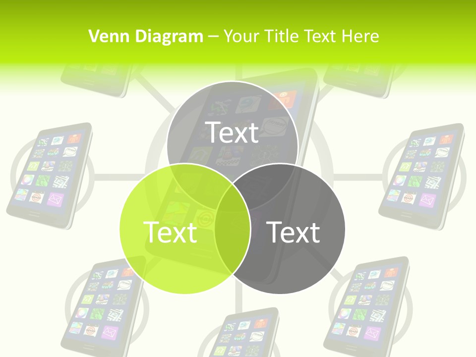 Smartphone Touch Screen Phone PowerPoint Template