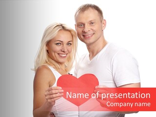 Person Affection Couple PowerPoint Template