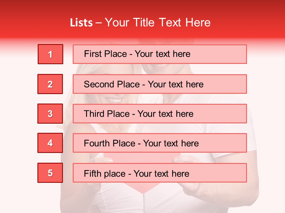 Person Affection Couple PowerPoint Template