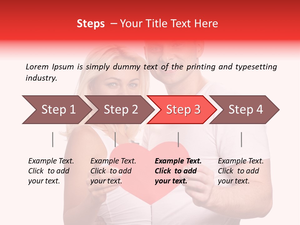 Person Affection Couple PowerPoint Template
