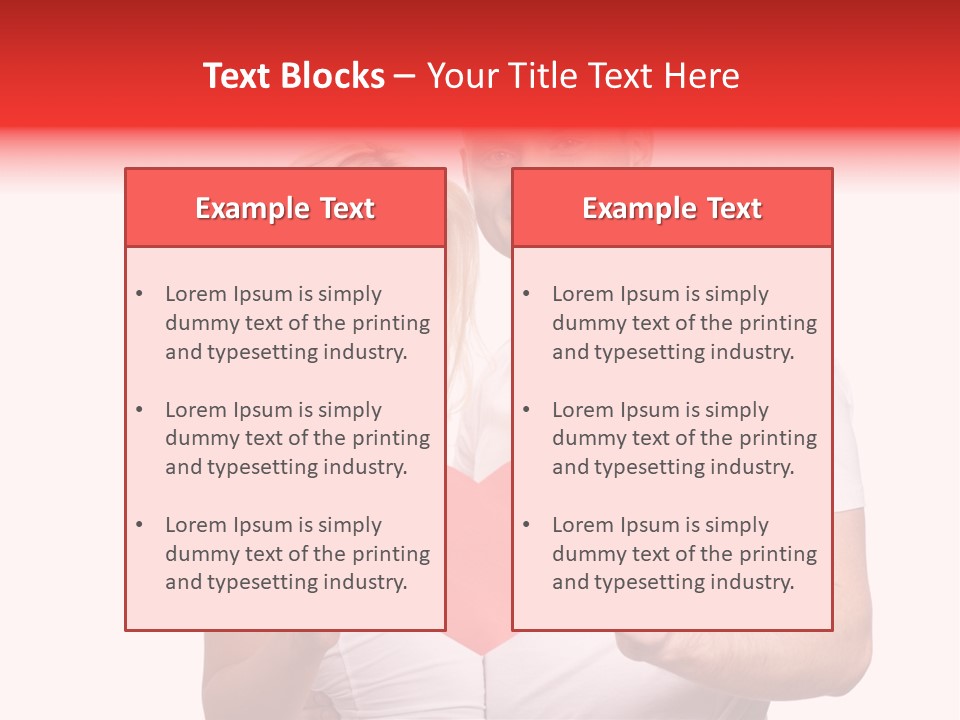 Person Affection Couple PowerPoint Template