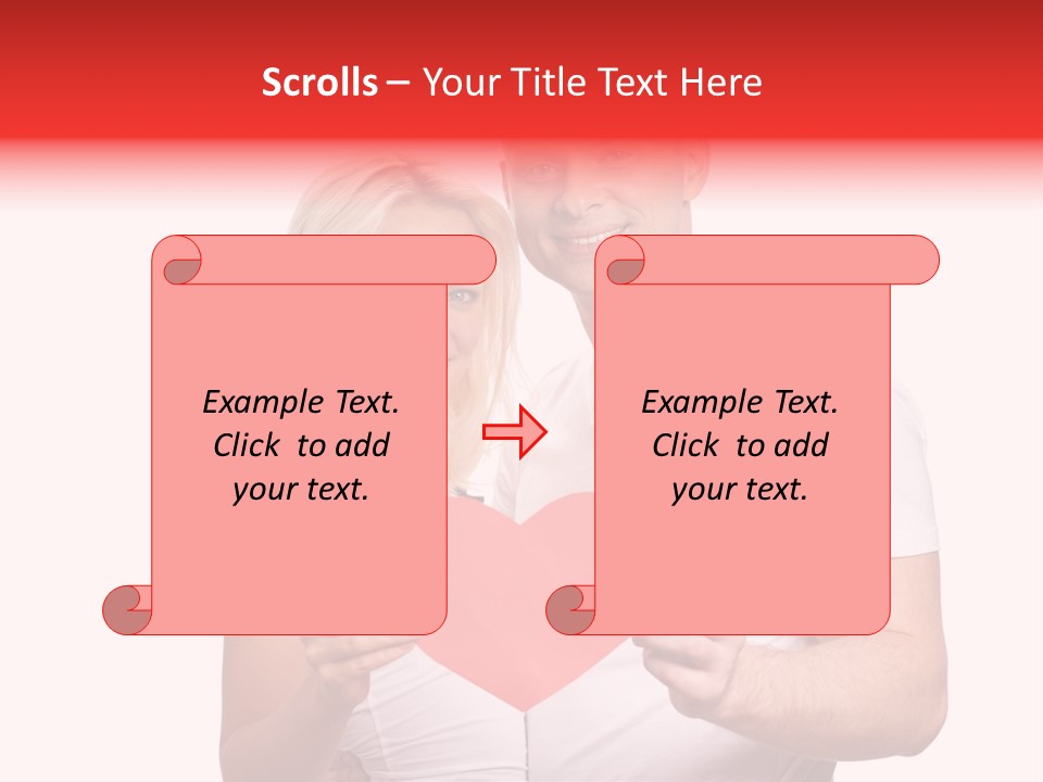 Person Affection Couple PowerPoint Template