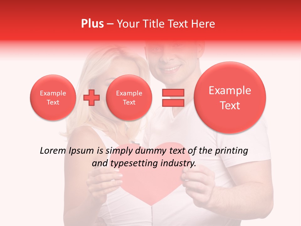 Person Affection Couple PowerPoint Template