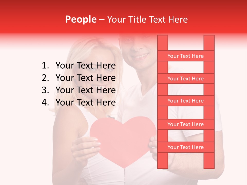 Person Affection Couple PowerPoint Template