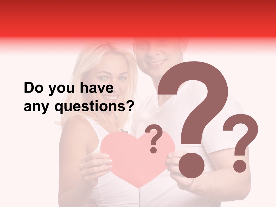 Person Affection Couple PowerPoint Template