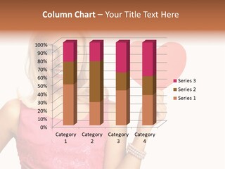 Looking Female Blonde PowerPoint Template