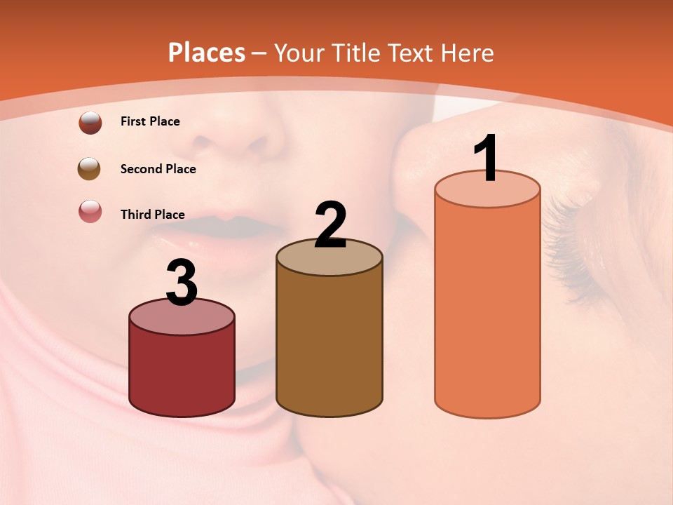 Smile Kissing Infant PowerPoint Template