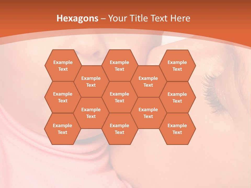 Smile Kissing Infant PowerPoint Template