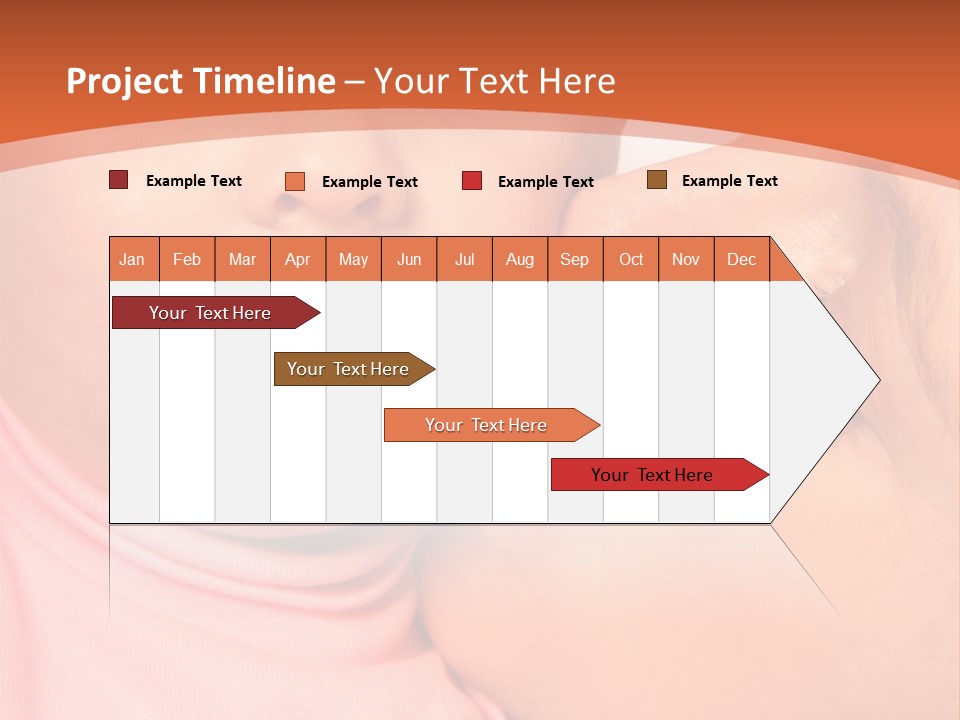 Smile Kissing Infant PowerPoint Template