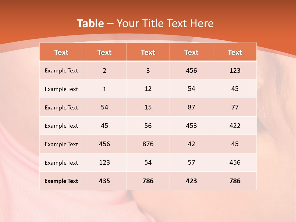 Smile Kissing Infant PowerPoint Template
