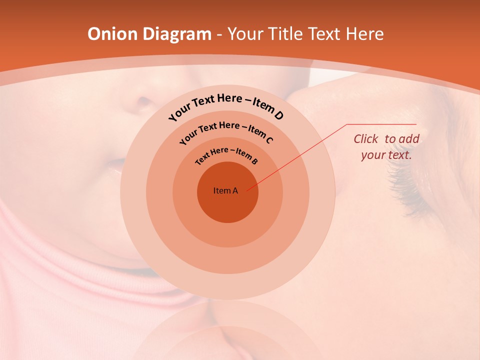 Smile Kissing Infant PowerPoint Template