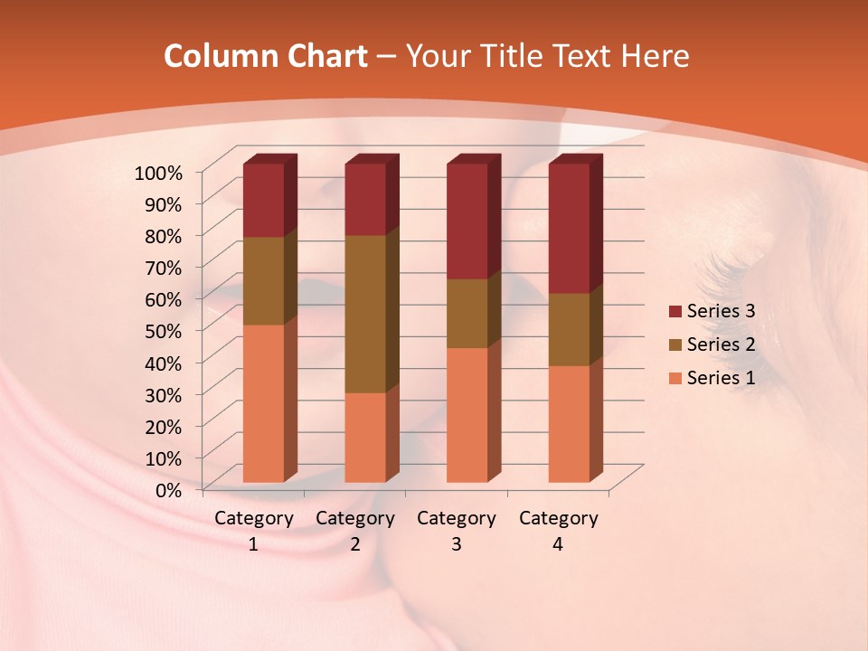 Smile Kissing Infant PowerPoint Template