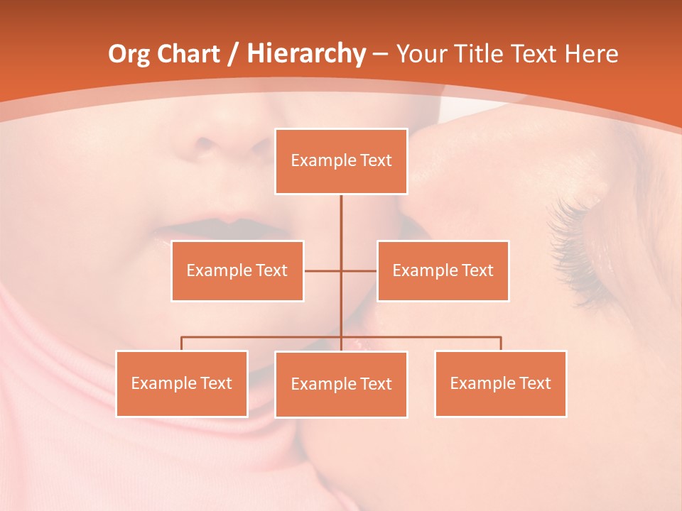Smile Kissing Infant PowerPoint Template