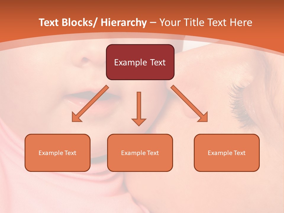 Smile Kissing Infant PowerPoint Template