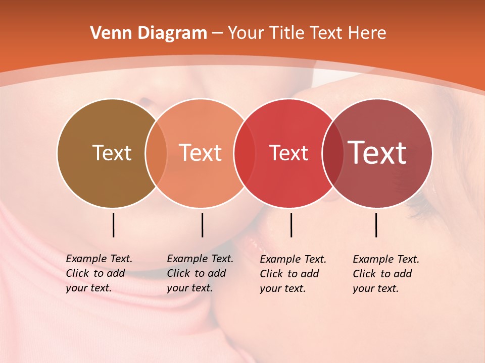 Smile Kissing Infant PowerPoint Template