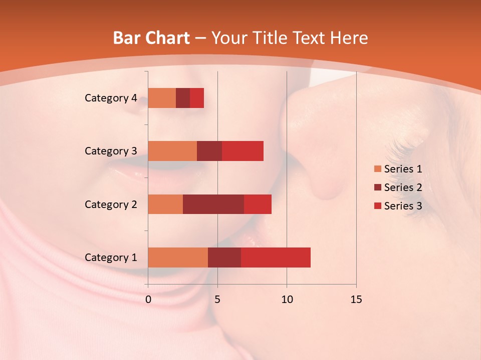 Smile Kissing Infant PowerPoint Template