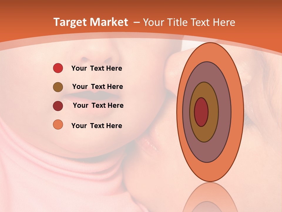 Smile Kissing Infant PowerPoint Template