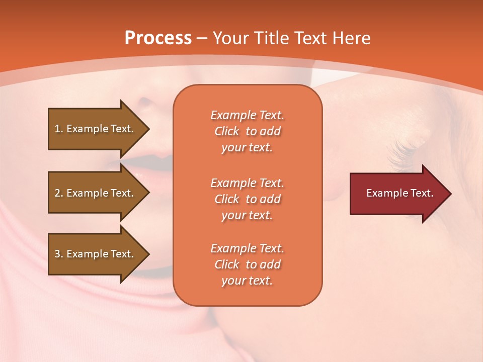 Smile Kissing Infant PowerPoint Template