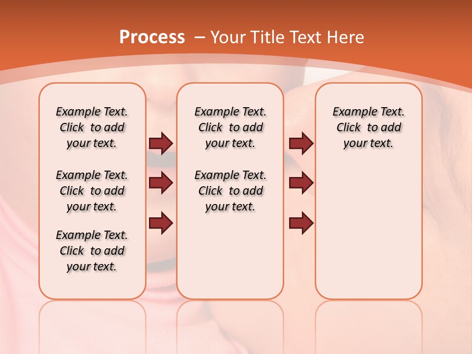 Smile Kissing Infant PowerPoint Template