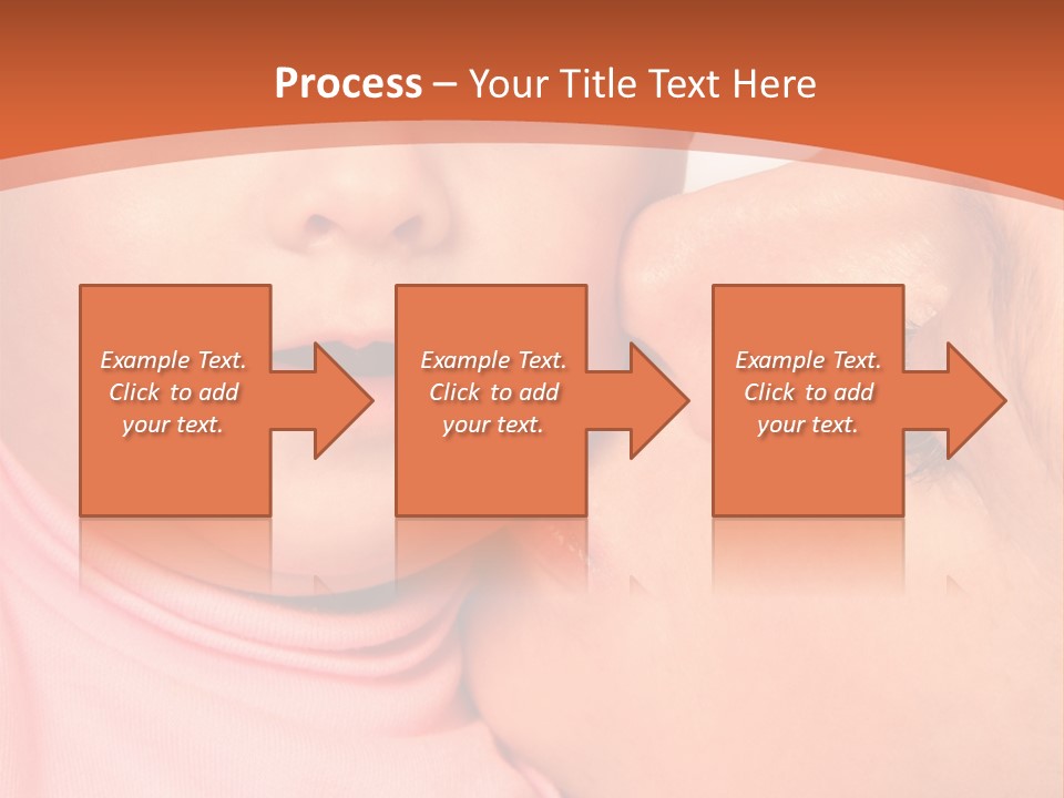 Smile Kissing Infant PowerPoint Template
