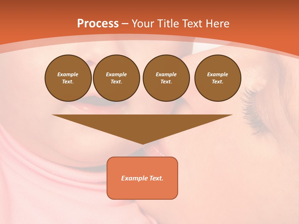 Smile Kissing Infant PowerPoint Template
