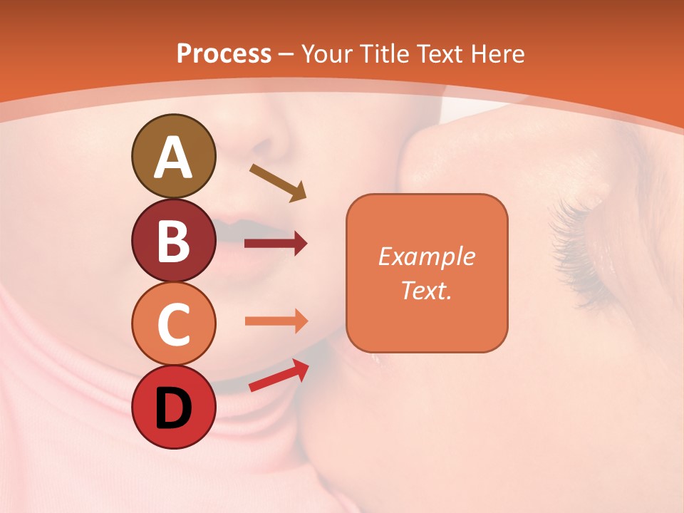 Smile Kissing Infant PowerPoint Template
