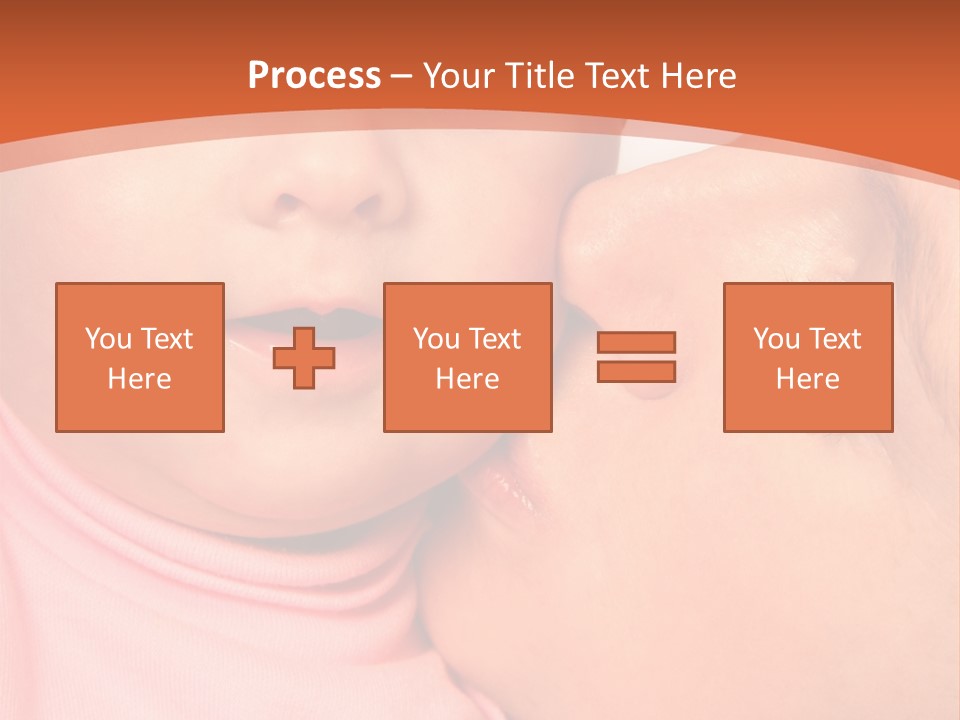 Smile Kissing Infant PowerPoint Template
