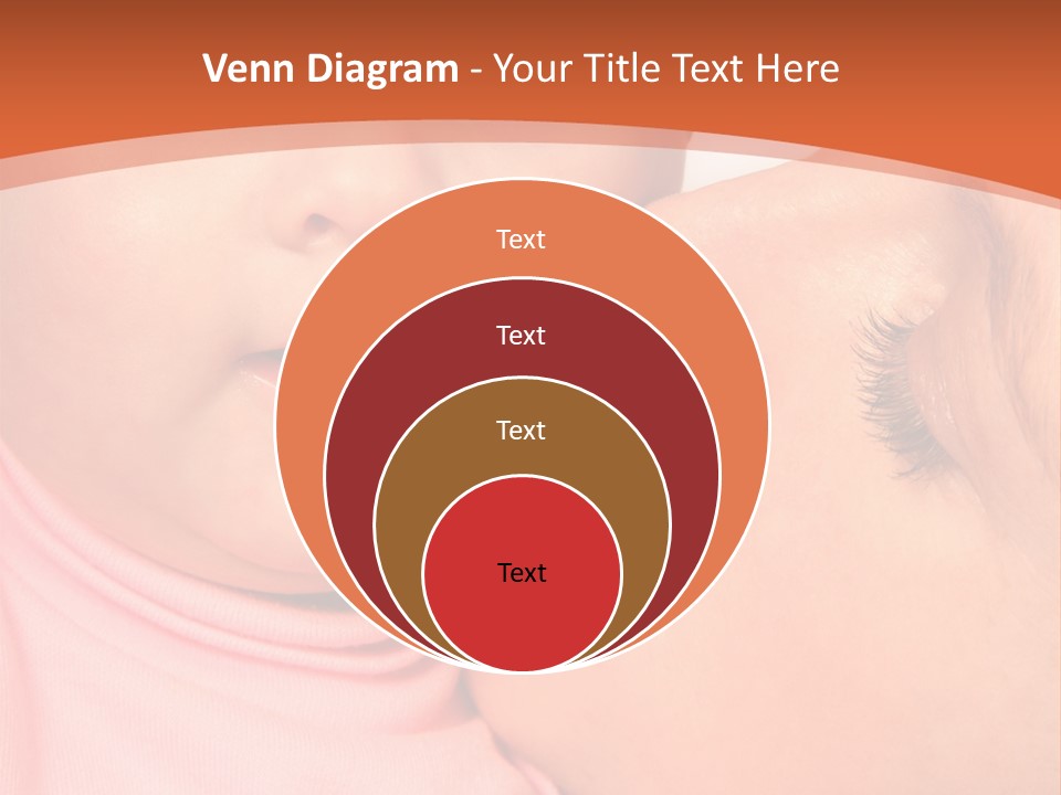 Smile Kissing Infant PowerPoint Template