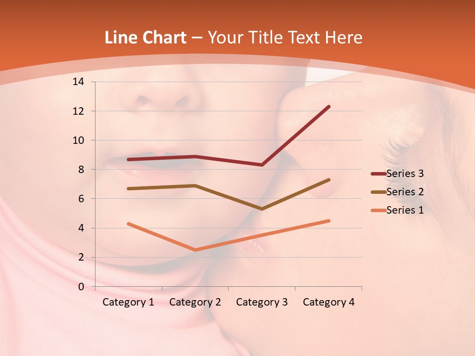 Smile Kissing Infant PowerPoint Template
