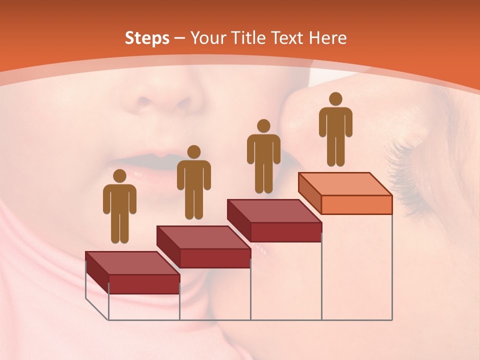 Smile Kissing Infant PowerPoint Template