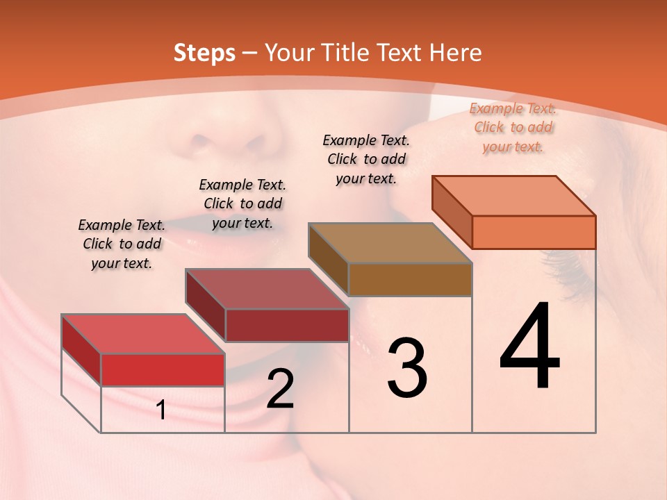 Smile Kissing Infant PowerPoint Template
