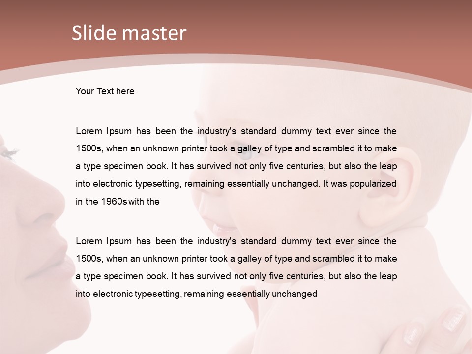 Beautiful Generation Emotion PowerPoint Template