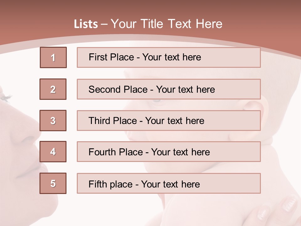 Beautiful Generation Emotion PowerPoint Template